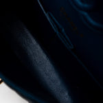 CHANEL Handbag 18S Dark Blue Small Caviar Quilted Classic Double Flap Light Gold Hardware - Redeluxe