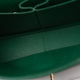CHANEL Handbag 18S Emerald Green Caviar Quilted Classic Flap Jumbo Light Gold Hardware - Redeluxe