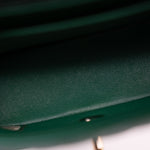 CHANEL Handbag 18S Emerald Green Caviar Quilted Mini Square Light Gold Hardware - Redeluxe