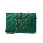 CHANEL Handbag 18S Emerald Green Caviar Quilted Wallet on Chain (WOC) - Redeluxe