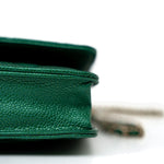 CHANEL Handbag 18S Emerald Green Caviar Quilted Wallet on Chain (WOC) - Redeluxe