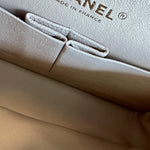 CHANEL Handbag 19B Dark Beige Caviar Quilted Classic Flap Medium LGHW - Redeluxe