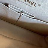 CHANEL Handbag 19B Dark Beige Caviar Quilted Classic Flap Medium LGHW - Redeluxe