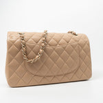 CHANEL Handbag 19B Dark Beige Caviar Quilted Classic Flap Medium LGHW - Redeluxe