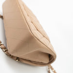 CHANEL Handbag 19B Dark Beige Caviar Quilted Classic Flap Medium LGHW - Redeluxe