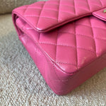 CHANEL Handbag 19C Pink Caviar Quilted Classic Flap Medium LGHW - Redeluxe
