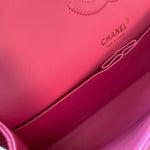 CHANEL Handbag 19C Pink Caviar Quilted Classic Flap Medium LGHW - Redeluxe
