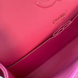 CHANEL Handbag 19C Pink Caviar Quilted Classic Flap Medium LGHW - Redeluxe