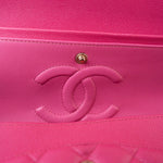 CHANEL Handbag 19C Pink Caviar Quilted Classic Flap Medium LGHW - Redeluxe