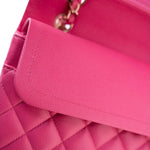 CHANEL Handbag 19C Pink Caviar Quilted Classic Flap Medium LGHW - Redeluxe