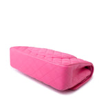 CHANEL Handbag 19C Pink Caviar Quilted Classic Flap Medium LGHW - Redeluxe