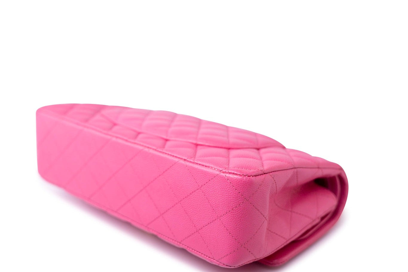 CHANEL Handbag 19C Pink Caviar Quilted Classic Flap Medium LGHW - Redeluxe