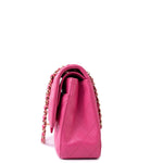 CHANEL Handbag 19C Pink Caviar Quilted Classic Flap Medium LGHW - Redeluxe