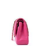 CHANEL Handbag 19C Pink Caviar Quilted Classic Flap Medium LGHW - Redeluxe