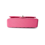 CHANEL Handbag 19C Pink Caviar Quilted Classic Flap Medium - Redeluxe