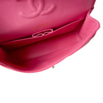 CHANEL Handbag 19C Pink Caviar Quilted Classic Flap Medium - Redeluxe