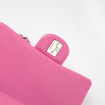 CHANEL Handbag 19C Pink Lambskin Quilted Mini Rectangular Flap SHW - Redeluxe