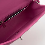 CHANEL Handbag 19C Pink Lambskin Quilted Mini Rectangular Flap SHW - Redeluxe