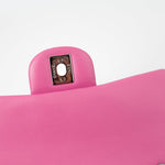 CHANEL Handbag 19C Pink Lambskin Quilted Mini Rectangular Flap SHW - Redeluxe