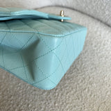 CHANEL Handbag 19C Tiffany Blue  Caviar Quilted Classic Flap Medium LGHW - Redeluxe