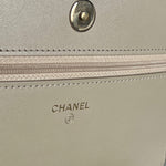CHANEL Handbag 19K Beige and Black Houndstooth Tweed WOC - Redeluxe
