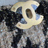 CHANEL Handbag 19K Houndstooth 19 Flap Beige/Black Small MHW - Redeluxe