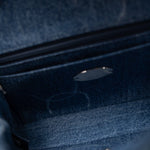 CHANEL Handbag 20B Denim Quilted Single Flap Medium Silver Hardware - Redeluxe
