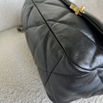 CHANEL Handbag 20C Black Lambskin Quilted 19 Flap Medium/Large Mixed Hardware - Redeluxe