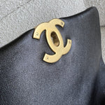 CHANEL Handbag 20C Black Lambskin Quilted 19 Flap Medium/Large Mixed Hardware - Redeluxe