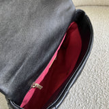 CHANEL Handbag 20C Black Lambskin Quilted 19 Flap Medium/Large Mixed Hardware - Redeluxe