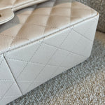 CHANEL Handbag 20C Light Beige Caviar Quilted Jumbo Classic Flap LGHW - Redeluxe