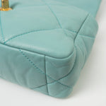 CHANEL Handbag 20C Tiffany Blue Goatskin 19 Flap Small Mixed Hardware - Redeluxe