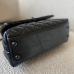 CHANEL Handbag 20P So Black Calfskin Quilted Coco Handle Small with Black Hardware - Redeluxe