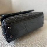 CHANEL Handbag 20P So Black Calfskin Quilted Coco Handle Small with Black Hardware - Redeluxe