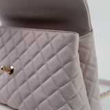 CHANEL Handbag 21A Lilac Coco Handle Medium (Old Small) LGHW - Redeluxe