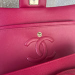 CHANEL Handbag 21A Pink Caviar Quilted Classic Flap Small - Redeluxe