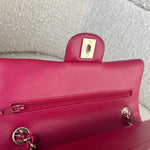 CHANEL Handbag 21A Pink Caviar Quilted Classic Flap Small - Redeluxe