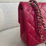 CHANEL Handbag 21A Pink Caviar Quilted Classic Flap Small - Redeluxe