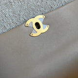 CHANEL Handbag 21B Beige Lambskin Quilted 19 Flap Medium/Large Mixed Hardware - Redeluxe