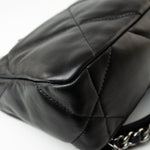 CHANEL Handbag 21C Black Lambskin Quilted 19 Flap Small Mixed Hardware - Redeluxe