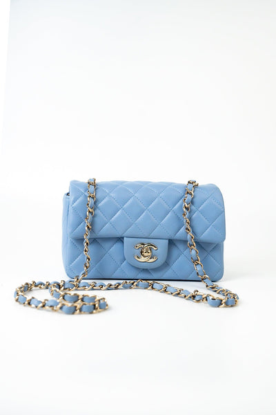 ☆JEDREFEB5☆ Slant Mini Chain Bag Light Blue MUSINSA | JEDREFEB5 Slant Mini Chain Bag Black Silver