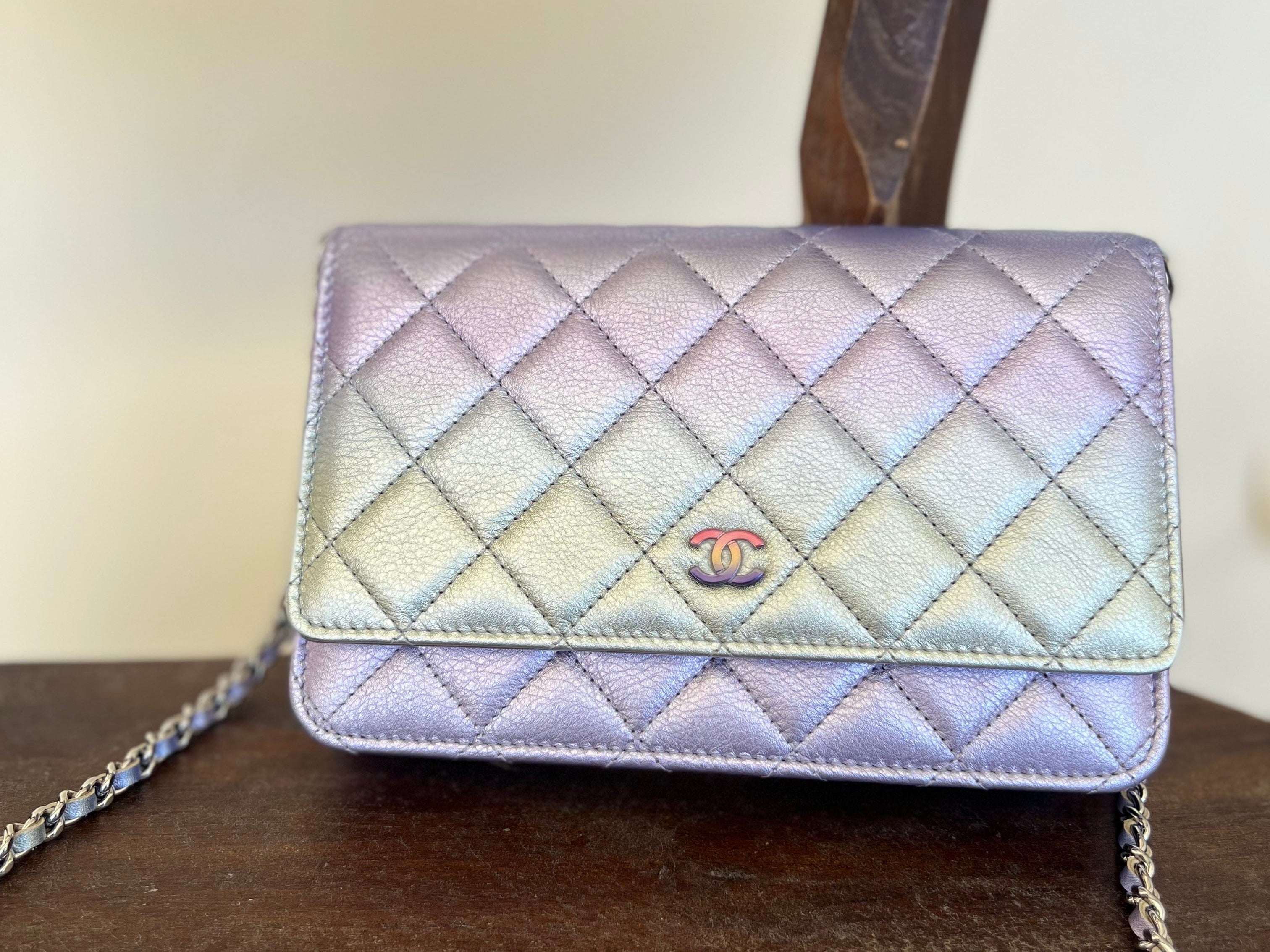 Rainbow chanel purse hotsell