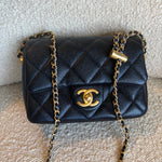 CHANEL Handbag 21K My Perfect Bag Iridescent Black Caviar Quilted AGHW - Redeluxe