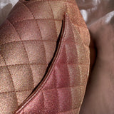 CHANEL Handbag 21S Chanel Metallic Rose Gold Calfskin Quilted Mini Rectangular Single Flap LGHW - Redeluxe
