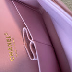 CHANEL Handbag 21S Light Pink Lambskin Quilted Classic Flap Small - Redeluxe