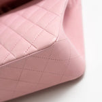 CHANEL Handbag 21S Light Pink Lambskin Quilted Classic Flap Small - Redeluxe