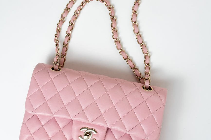 CHANEL Handbag 21S Light Pink Lambskin Quilted Classic Flap Small - Redeluxe