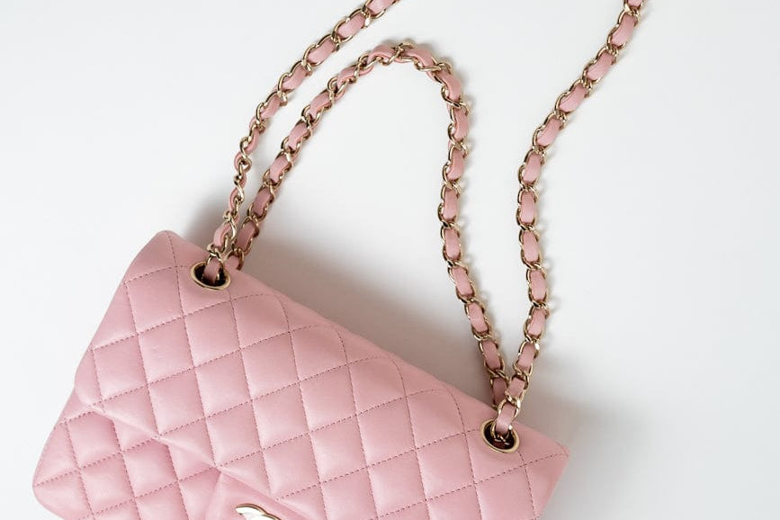 CHANEL Handbag 21S Light Pink Lambskin Quilted Classic Flap Small - Redeluxe