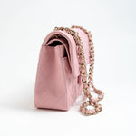 CHANEL Handbag 21S Light Pink Lambskin Quilted Classic Flap Small - Redeluxe