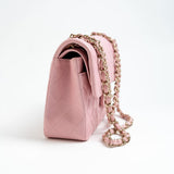CHANEL Handbag 21S Light Pink Lambskin Quilted Classic Flap Small - Redeluxe